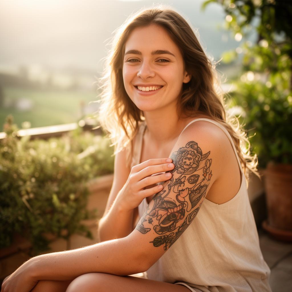 Soin pour aider à la cicatrisation des tatouages