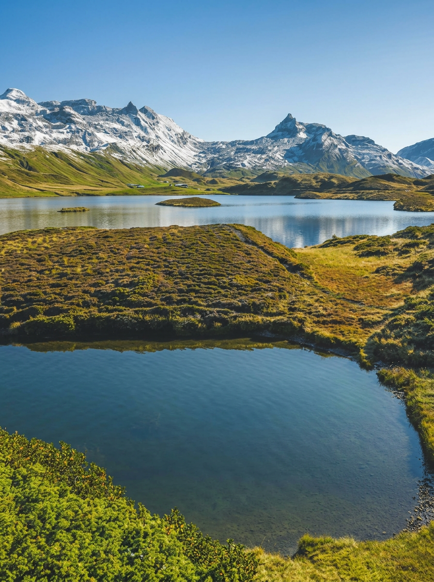 Nature préservée, forêt alpine suisse
